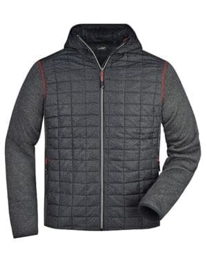 Jacket James&Nicholson - Men´s Knitted Hybrid