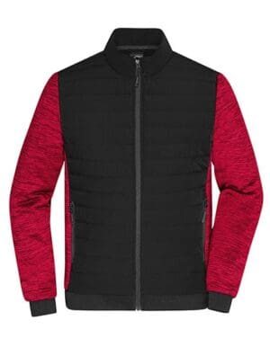 Jacket James&Nicholson - Men´s Padded Hybrid