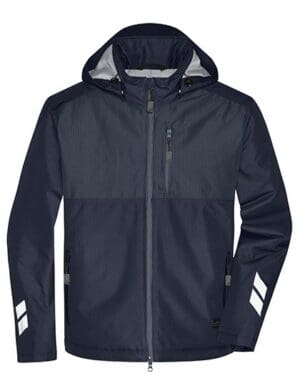 Jacket James&Nicholson - Padded Hardshell Workwear