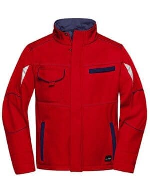 Jacket James&Nicholson - Workwear Softshell - COLOR