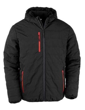 Jacket Result Genuine Recycled - Recycled Black Compass Padded Winter