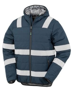 Jacket Result Genuine Recycled - Recycled Ripstop Padded Safety