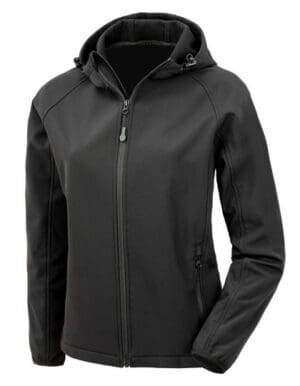 Jacket Result Genuine Recycled - Women´s Recycled 3-Layer Printable Hooded Softshell