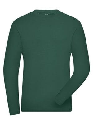 James&Nicholson - Men´s BIO Stretch-Longsleeve Work - SOLID