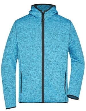 James&Nicholson - Men´s Knitted Fleece Hoody