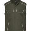 James&Nicholson - Workwear Softshell Vest - SOLID