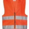 Korntex - Kids´ Hi-Vis Safety Vest With Front Zipper Aalborg