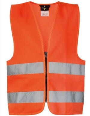 Korntex - Kids´ Hi-Vis Safety Vest With Front Zipper Aalborg