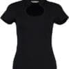 Kustom Kit - Women`s Regular Fit Keyhole Neck Top