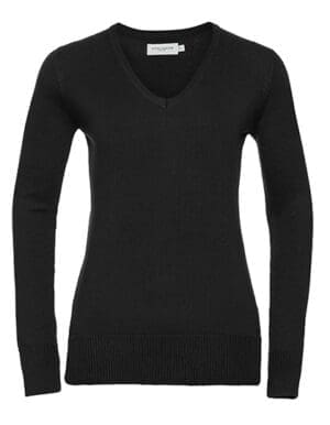 Pullover Russell Collection - Ladies´ V-Neck Knitted