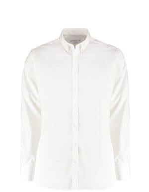 Shirt Kustom Kit - Men´s Slim Fit Stretch Oxford Long Sleeve