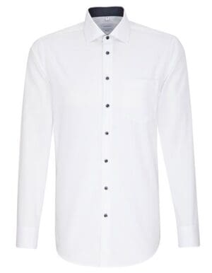 Shirt Seidensticker - Men´s Poplin Regular Fit Long Sleeve