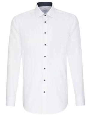 Shirt Seidensticker - Men´s Poplin Shaped Fit Long Sleeve