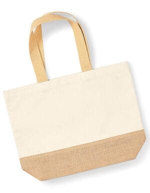 Westford Mill - Jute Base Canvas Bag