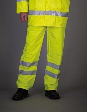 YOKO - Hi-Vis Soft Flex Breathable Rain Trousers