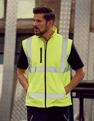 YOKO - Hi-Vis Softshell Gilet