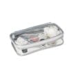 BEAUTY-BAG CLEARLY silber