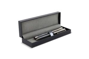 Metallstift und Rollerball-Stift im Set in Geschenkbox