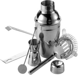 Cocktailshaker-Set aus Edelstahl Natalina