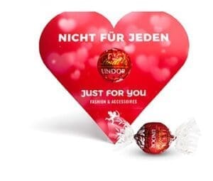 Lindt Lindor Kugel in Werbekartonage